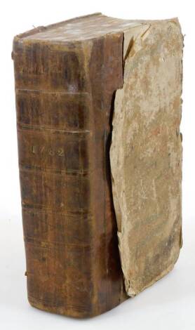 An 18thC Town And Country magazine, or Universal Repository Of Knowledge Instruction And Entertainment 1782 London Hamilton Publishing, in pressed leather boards with pressed leather spine.