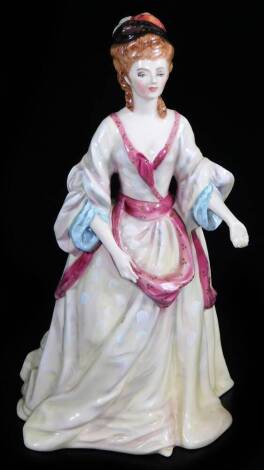 A Royal Doulton figure Countess of Harrington, no. 592/5000, marked beneath, 24cm high.