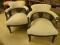 A pair of late Victorian tub shaped chairs