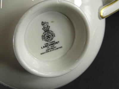 A Royal Worcester Larchmont part tea and coffee service, to include coffee pot, teapot, cups and saucers, etc. - 2