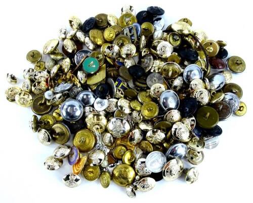 A large quantity of military buttons, badges, buckles, etc, various regiments.