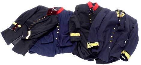 Various military theatre costume tunics. (4)