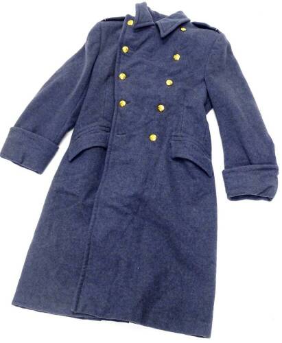 A WWII RAF VR officer's named great coat.