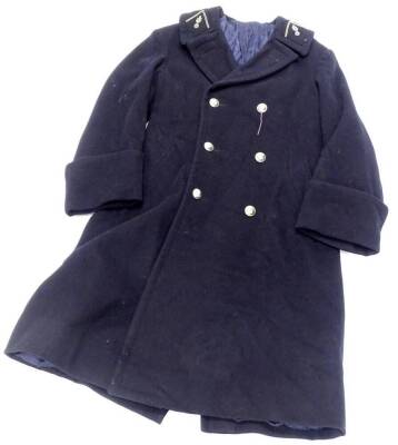 A WWII era French Gendarmerie wool great coat.