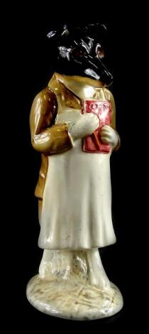 A Beatrix Beatrix Potter figure of Pickles, gold backstamp, 11.5cm high.