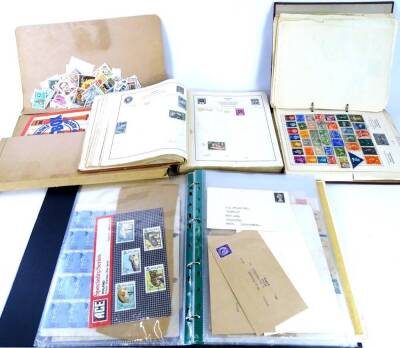 A collection of stamps, to include stamp books, stock book, etc.