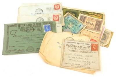 Miscellaneous German and other banknotes etc.