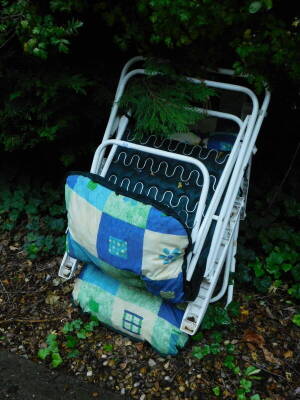 Various garden chairs.