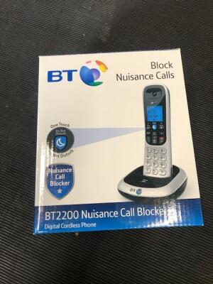 A BT2200 Nuisance call blocker handset.