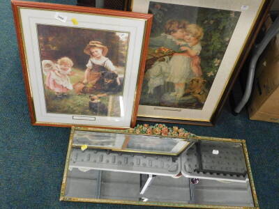 Various pictures, mirrors, prints, to include Swinstead print, etc. (a quantity).