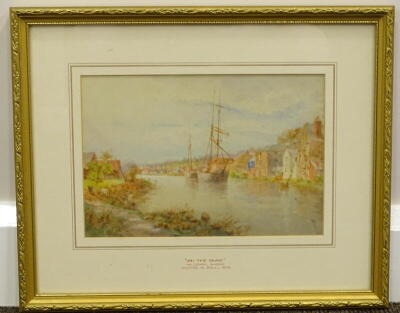 Wilfred Williams Ball (1853-1917). On the Ouse, watercolour, signed, titled and dated 1873, 17.5cm x 26cm. - 2