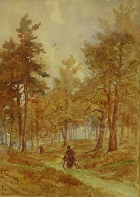 Rachel Mary Harriet Kinnear (1848-1925). Cromdale, watercolour, initialled, titled and dated May 26th 1900, 35cm x 25cm, and another. (2) Provenance: The Estate of Miss Rachel Monson.