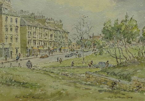 •Hugh McKenzie (1909-2005). Royal Parade Blackheath, watercolour, signed, titled and dated 1968, 24cm x 34cm.