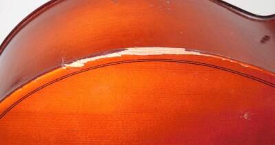 A 20thC Rosetti Stradivarius model cello, with one piece back, 103cm high. - 8