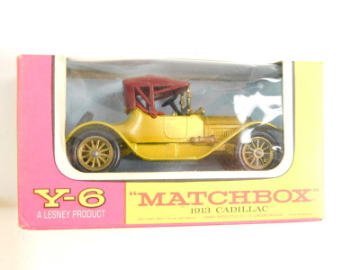 Lesney Matchbox Models of Yesteryear, Y-3, 4, 5, 6, 7, 10, 11, 12 and 15, Rolls Royce Silver Ghost and a Meccano magic motor. - 6