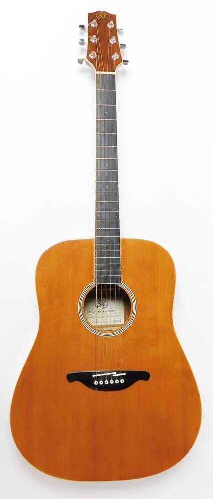 An SX Custom six string acoustic guitar, DG26/BN number