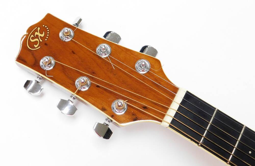 An SX Custom six string acoustic guitar, DG26/BN number