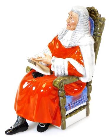 A Royal Doulton figure The Judge, HN24443, printed marks beneath, 19cm high.