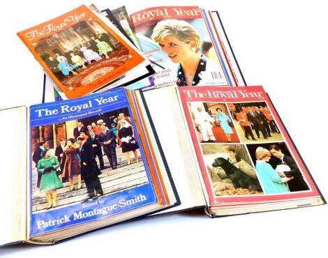 Various The Royal Year magazines, complete collection issued by Berkswells, covering 1973-1997, in bound books. (a quantity)