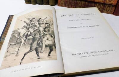 Hume and Smollett, The History Of England, in six volumes, published by The Tyne Publishing Company Limited, Hutchinson's Beautiful Britain, in four volumes, The Martyrs of Tolpuddle, Castles and Abbeys of Great Britain and Ireland, etc. - 2