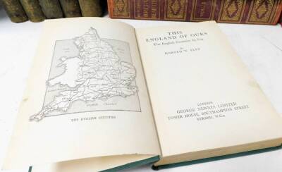 Hume and Smollett, The History Of England, in six volumes, published by The Tyne Publishing Company Limited, Hutchinson's Beautiful Britain, in four volumes, The Martyrs of Tolpuddle, Castles and Abbeys of Great Britain and Ireland, etc. - 4