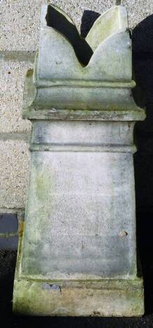 A chimney pot, 80cm high.