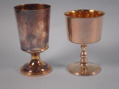 A limited edition silver goblet made to commemorate the 1300 anniversary