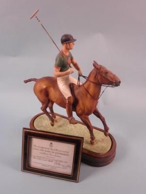 A Royal Worcester limited edition porcelain figure of H.R.H. The Duke of