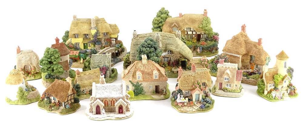 A collection of Lilliput Lane cottages, to include Gertrude's ...
