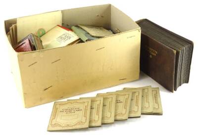 A quantity of Wills cigarette cards in albums, various loose and other stamps, etc.