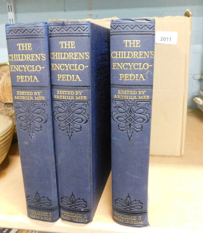 Various volumes of Arthur Mee