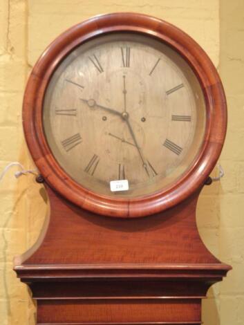 Alex Thomson Edinburgh. A mid 19thC mahogany longcase clock