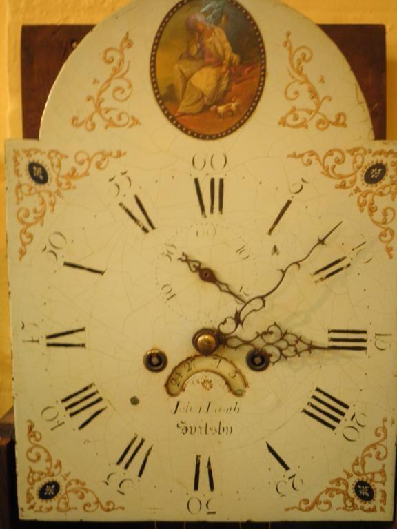John Lamb Spilsby. An early 19thC longcase clock