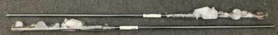 Two My Deco black single curtain rods, RRP £32.99 each, (2).