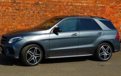 A Mercedes-Benz GLE 350 4Matic AMG Designo turbo 9G tronic, FV66 GFA, 3.0 litre, grey, automatic, 24,730 miles, first registered 22/11/2016. To be sold upon instructions from the executors of Nigel Burn (Dec'd). Imaged cherished registration plate not i - 18