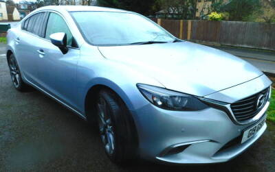 A Mazda 6, Registration G19 GSP, diesel, four door saloon, 2.2lt (175), Sport Nav, automatic, silver, first registered 1st March 2016. To be sold upon instructions from the estate of Geoffrey George Picksley.