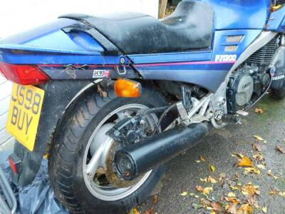 A Yamaha FJ1200 motorcycle, Registration J598 BUY, 48,559 recorded miles. - 4