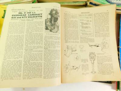 Motorcycling Magazine with Scooter Weekly, 1952-62 and 1972, various issues, together with a TT Races Official scorecard 1952., scorecard booklet 1954., Cadwell Park Official programme 1948., and various other brochures, etc. (a quantity) - 4