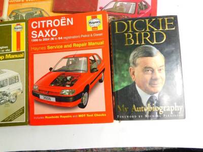 Haynes workshop manuals, to include Volvo 340 and 360., Ford Sierra and Mondeo., Nissan Primera., Ford 1.6 and 1.8 diesel engines Transits., and further instruction books and books of motoring interest. (a quantity) - 4