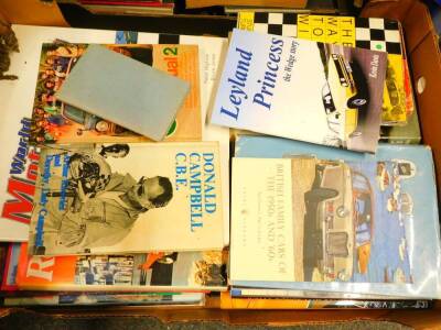 Books of motoring interest, to include Arthur Knowles and Dorothy Lady Campbell., Donald Campbell CBE., The Motor Yearbook 1951., and books on the Formula 1 and Grand Prix., Road Racing., etc. (a quantity) - 2