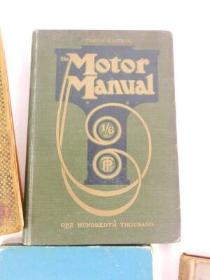 A Temple Press 21st edition Motor Manual., 10th, 14th and 16th edition Manuals., Iliffe & Sons 3rd edition Auto Car Hand Book., a Rowse Muir Motorists Manual, 1956 edition., and a Riley Dash Point Dash Five Operation Manual, 1st edition. (7) - 3