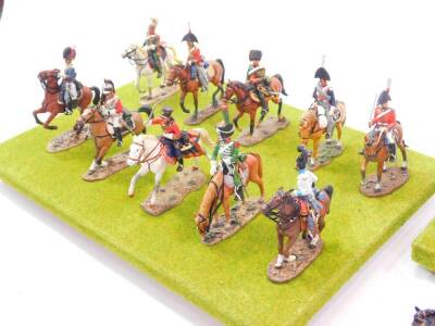 A collection of Del Prado Napoleonic Generals Infantry and Calvary Soldiers, board mounted. (48) - 2