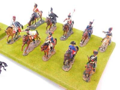 A collection of Del Prado Napoleonic Generals Infantry and Calvary Soldiers, board mounted. (48) - 3