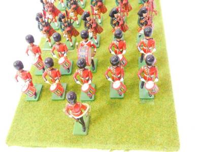 A set of Britains Scots Guards Bandsmen, board mounted. (36) - 2