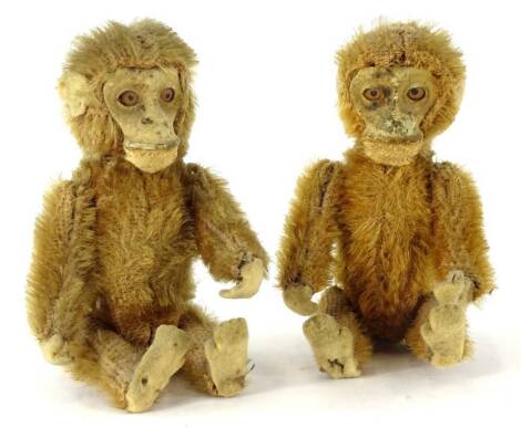 Two Schuco type articulated monkeys.