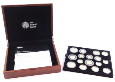 A Royal Mint United Kingdom 2013 Premium Proof Coin set, cased and boxed, with certificate.