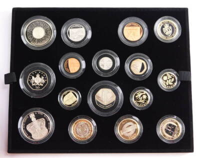 A Royal Mint United Kingdom 2013 Premium Proof Coin set, cased and boxed, with certificate. - 2