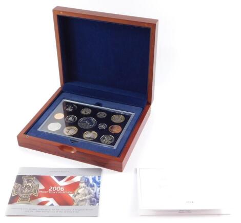 A Royal Mint United Kingdom Executive Proof Coin Set 2006, with certificate, No 3004, cased.