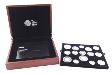 A Royal Mint United Kingdom 2014 Premium Proof Coin Set, with certificate, cased and boxed.