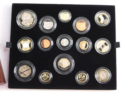 A Royal Mint United Kingdom 2014 Premium Proof Coin Set, with certificate, cased and boxed. - 2